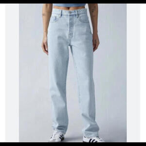 PACSUN blue high rise wide leg pants